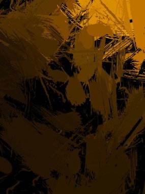 Duvar sanatı Eşsiz ve yaratıcı illüstrasyon. Fırça darbesi ile boyanmış. Renkli fırça darbelerinin soyut arkaplanı. Fırçalanmış canlı duvar kâğıdı. Boyalı sanatsal yaratım.