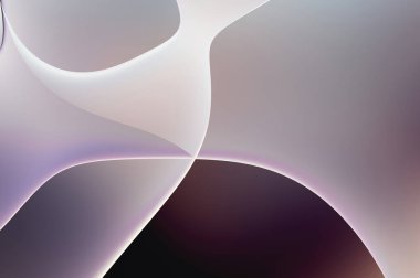 Soyut arkaplan. Değişken renk değişim dalgaları, dinamik hareketlerle. Işık dalgalarının neon renkli soyut tasarımı. Duvar kağıdı, afiş, arkaplan, kart, kitap illüstrasyonu, web sitesi.