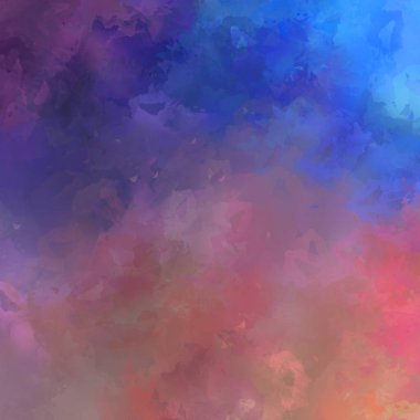 Duvar sanatı Eşsiz ve yaratıcı illüstrasyon. Fırça darbesi ile boyanmış. Renkli fırça darbelerinin soyut arkaplanı. Fırçalanmış canlı duvar kâğıdı. Boyalı sanatsal yaratım.