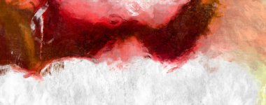 Soyut arkaplanda pürüzlü fırça darbeleri. Fırça boyası. Renkli boya darbeleri. Eşsiz duvar sanatı. Tuvaldeki modern sanat. Renkli çağdaş sanat eserleri. 