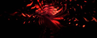 Işık parçacık izleri. Parlayan parçacıkları ve çizgileri olan ışık patlaması yıldızı. Güzel hareketli soyut ışın arkaplanı.