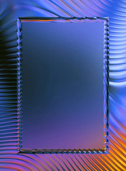 Soyut çerçeveli arkaplan. Renkli, canlı, dalgalı bir duvar kağıdı. Merkezi çerçeveli yaratıcı grafik 2d çizim. Dinamik şekilli modaya uygun sıvı örtüsü.