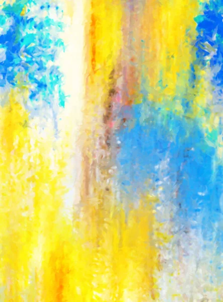 Modern sanat. Renkli çağdaş sanat eserleri. Renkli boya darbeleri. Soyut arkaplanda fırça darbeleri. Fırça boyası. Eşsiz duvar sanatı.