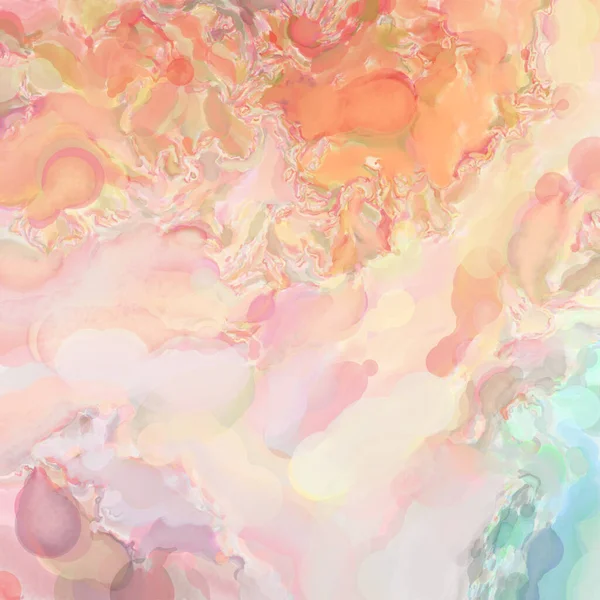 Çağdaş sanat. El işçiliğinin renkli dokusu. Modern resim. Yüzeyde suluboya vuruşlar. Sanatsal arkaplan resmi. Tablo üzerinde soyut resim. Fırça darbeleri. 