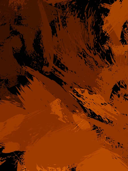 Vahşi fırça darbeleriyle yaratıcı soyut resim. Artistik fırça darbeleriyle donatılmış. Renkli ve canlı bir tasvir. Boyalı sanat.