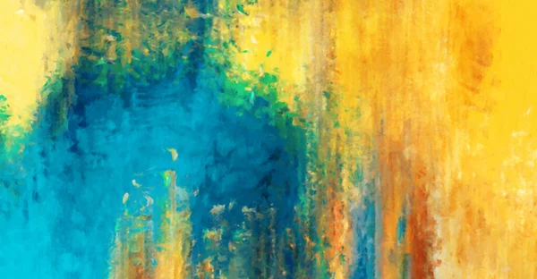 Modern sanat. Renkli çağdaş sanat eserleri. Renkli boya darbeleri. Soyut arkaplanda fırça darbeleri. Fırça boyası. Eşsiz duvar sanatı.