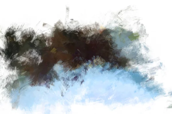 Taranmış Boyalı Soyut Arkaplan. Fırça darbesi ile boyanmış. Sanatsal canlılık ve renkli duvar kağıdı.