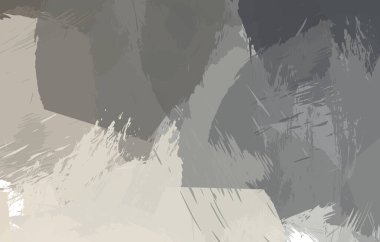 Sanatsal soyut arkaplan. Doku boyalı duvar kağıdı. Boya darbeleriyle yaratıcı bir illüstrasyon. Fırça desenli resim.