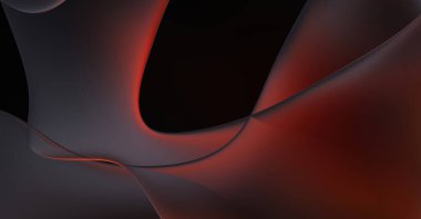 Soyut arkaplan. Değişken renk değişim dalgaları, dinamik hareketlerle. Işık dalgalarının neon renkli soyut tasarımı. Duvar kağıdı, afiş, arkaplan, kart, kitap illüstrasyonu, web sitesi.