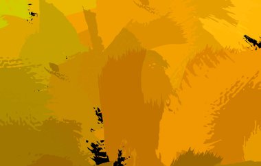 Sanatsal soyut arkaplan. Doku boyalı duvar kağıdı. Boya darbeleriyle yaratıcı bir illüstrasyon. Fırça desenli resim.