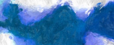 Soyut arkaplanda pürüzlü fırça darbeleri. Fırça boyası. Renkli boya darbeleri. Eşsiz duvar sanatı. Tuvaldeki modern sanat. Renkli çağdaş sanat eserleri. 