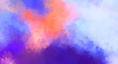 Sanatsal soyut arkaplan. Doku boyalı duvar kağıdı. Boya darbeleriyle yaratıcı bir illüstrasyon. Fırça desenli resim.