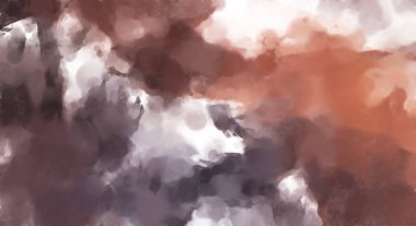 El yapımı sürreal soyut desenli suluboya. Modern sanatsal resim. 2D çizim. Arkaplan boyası karışımı. Yaratıcı duvar sanatı. Çağdaş sanat