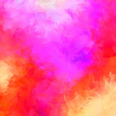 Duvar sanatı Eşsiz ve yaratıcı illüstrasyon. Fırça darbesi ile boyanmış. Renkli fırça darbelerinin soyut arkaplanı. Fırçalanmış canlı duvar kâğıdı. Boyalı sanatsal yaratım.