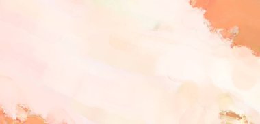 Alkol mürekkebini andıran rahatlatıcı fırça darbelerinin modern resmi. Poster, duvar sanatı, afiş, kart, kitap kapağı veya ambalaj için pastel renkli suluboya resim.