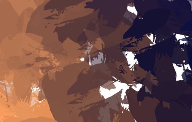 Sanatsal soyut arkaplan. Doku boyalı duvar kağıdı. Boya darbeleriyle yaratıcı bir illüstrasyon. Fırça desenli resim.