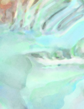 El yapımı sürreal soyut desenli suluboya. Modern sanatsal resim. 2D çizim. Arkaplan boyası karışımı. Yaratıcı duvar sanatı. Çağdaş sanat