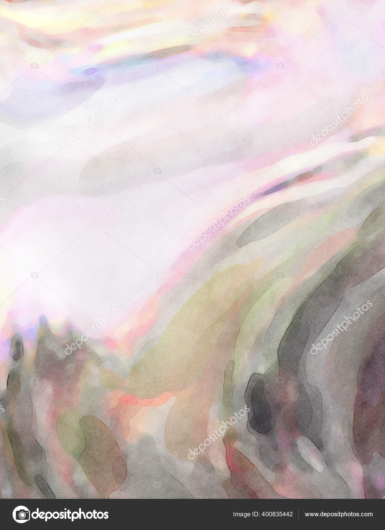 Ilustrasi Gambar Latar Belakang Artistik Lukisan Abstrak Atas Kanvas Seni Stok Foto C Hybrid Graphics 400835442