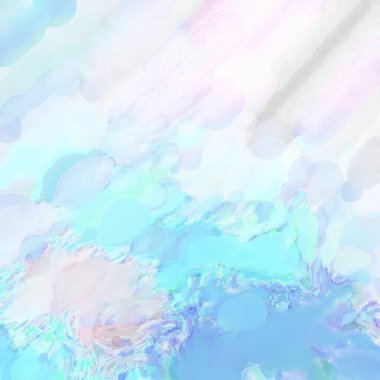 El yapımı sürreal soyut desenli suluboya. Modern sanatsal resim. 2D çizim. Arkaplan boyası karışımı. Yaratıcı duvar sanatı. Çağdaş sanat.