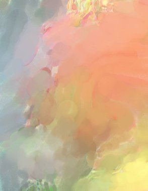 Taranmış Boyalı Soyut Arkaplan. Fırça darbesi ile boyanmış. Boya darbeleri. 2B Görüntü.