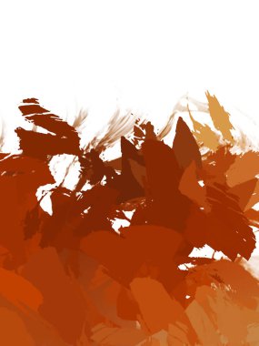 Taranmış Boyalı Soyut Arkaplan. Vahşi kaotik fırça darbeleri. Boya darbeleri. 2D İllüstrasyon. Fırça darbeli resim. 