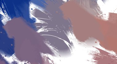 Renkli fırça darbelerinin soyut arkaplanı. fırçalanmış canlı duvar kağıdı. resmedilmiş sanat eseri. Eşsiz ve yaratıcı illüstrasyon.