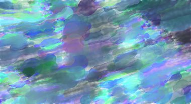 Çağdaş sanat. El yapımı resim. Modern sanat eserleri. Yüzeyde suluboya fırça darbeleriyle resim yapmak. 2D çizim. Sanatsal arkaplan resmi. Tablo üzerinde soyut resim. Renkli doku.