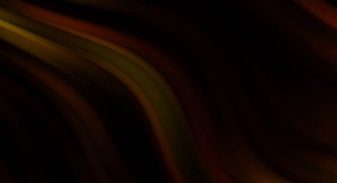 Siyah arka planda renkli düz çizgiler. Sıvı ve sıvı renkli dalgalar karanlıkta akıyor. Duvar kağıdı, afiş, arkaplan, kart, kitap, kapak, poster, afiş, broşür