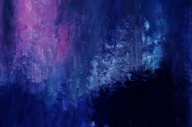 Modern sanat. Renkli çağdaş sanat eserleri. Renkli boya darbeleri. Soyut arkaplanda fırça darbeleri. Fırça boyası. Eşsiz duvar sanatı.