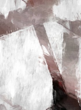 Soyut arkaplanda pürüzlü fırça darbeleri. Fırça boyası. Renkli boya darbeleri. Eşsiz duvar sanatı. Tuvaldeki modern sanat. Renkli çağdaş sanat eserleri. 