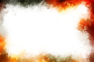 Modern sanat. Taranmış Boyalı Soyut Arkaplan. Fırça darbesi ile boyanmış. Boya darbeleri. 2B Görüntü