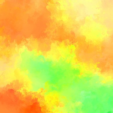 Duvar sanatı Eşsiz ve yaratıcı illüstrasyon. Fırça darbesi ile boyanmış. Renkli fırça darbelerinin soyut arkaplanı. Fırçalanmış canlı duvar kâğıdı. Boyalı sanatsal yaratım.