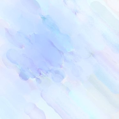 Pastel renklerde suluboya resim. Poster, duvar sanatı, afiş, kart, kitap kapağı ya da ambalaj için rahatlatıcı kompozisyonun yumuşak renkli çizimi. Modern fırça darbeleri resim.