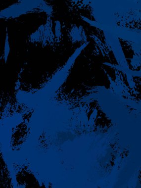 Vahşi fırça darbeleriyle yaratıcı soyut resim. Artistik fırça darbeleriyle donatılmış. Renkli ve canlı bir tasvir. Boyalı sanat.