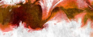 Soyut arkaplanda pürüzlü fırça darbeleri. Fırça boyası. Renkli boya darbeleri. Eşsiz duvar sanatı. Tuvaldeki modern sanat. Renkli çağdaş sanat eserleri. 