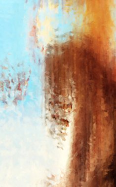 Modern sanat. Renkli çağdaş sanat eserleri. Renkli boya darbeleri. Soyut arkaplanda fırça darbeleri. Fırça boyası. Eşsiz duvar sanatı.