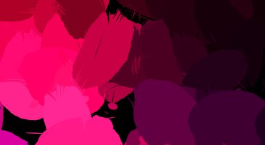 Canlı fırça darbeleriyle boyanmış. Renkli desenli resim. Fırçalanmış duvar kağıdını boya.