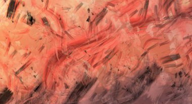 Modern sanat. Taranmış Boyalı Soyut Arkaplan. Fırça darbesi ile boyanmış. Boya darbeleri. 2B Görüntü