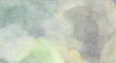 Yumuşak suluboya duvar kağıdı. Hafifçe fırçalanmış renkleri olan sanatsal bir resim. Pastel renkler arkaplana dokunmuş. Soyut duvar sanatı..