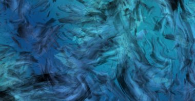 Modern sanat. Taranmış Boyalı Soyut Arkaplan. Fırça darbesi ile boyanmış. Boya darbeleri. 2B Görüntü