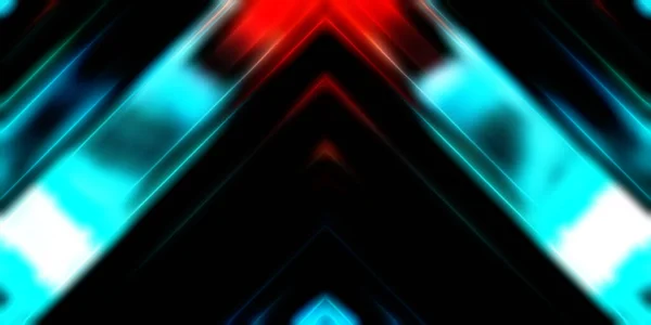 Abstract Stralende Geometrische Lichten Achtergrond Fractale Symmetrische Grafische Illustratie Intersecterende — Stockfoto