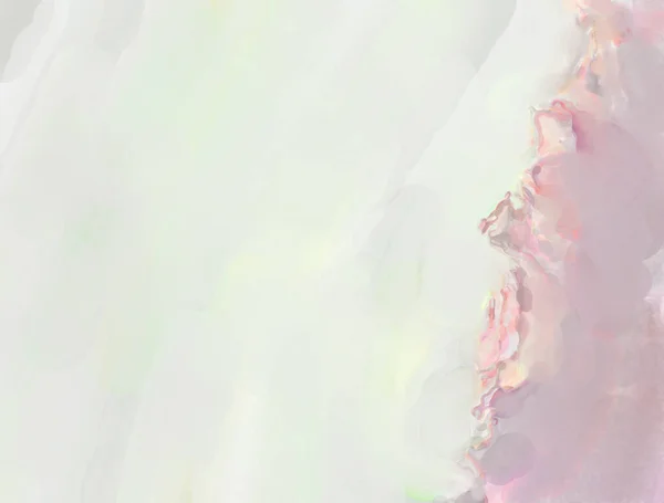 Акварель Абстрактной Живописи Пастельными Цветами Мягкая Цветовая Иллюстрация Успокаивающей Композиции — стоковое фото