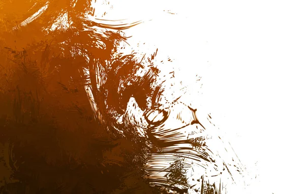 Duvar sanatı Eşsiz ve yaratıcı illüstrasyon. Fırça darbesi ile boyanmış. Renkli fırça darbelerinin soyut arkaplanı. Fırçalanmış canlı duvar kâğıdı. Boyalı sanatsal yaratım.