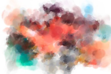 Çılgın suluboya şablonu. Yaratıcı soyutlama. Modern sanat eserleri. 2D çizim. Dijital doku duvar kağıdı. Sanatsal sulu arkaplan malzemesi. 