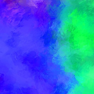 Duvar sanatı Eşsiz ve yaratıcı illüstrasyon. Fırça darbesi ile boyanmış. Renkli fırça darbelerinin soyut arkaplanı. Fırçalanmış canlı duvar kâğıdı. Boyalı sanatsal yaratım.