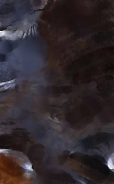 Modern sanat. Renkli çağdaş sanat eserleri. Renkli boya darbeleri. Soyut arkaplanda fırça darbeleri. fırça boyası.