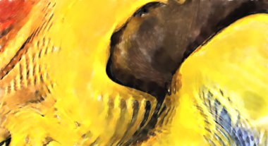 Modern sanat. Renkli çağdaş sanat eserleri. Renkli boya darbeleri. Soyut arkaplanda fırça darbeleri. fırça boyası.