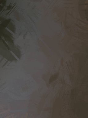 Vahşi fırça darbeleri. Taranmış Boyalı Soyut Arkaplan. Fırça darbesi ile boyanmış. Boya darbeleri. 2B Görüntü.