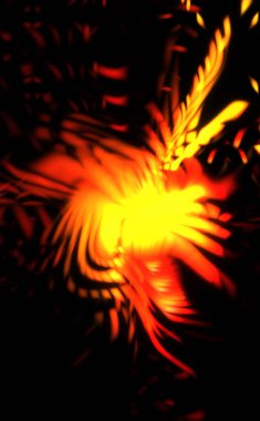 Işık parçacık izleri. Parlayan parçacıkları ve çizgileri olan ışık patlaması yıldızı. Güzel hareketli soyut ışın arkaplanı.