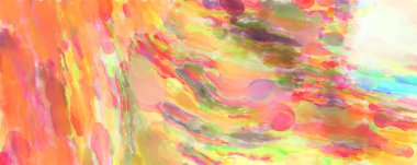 Çağdaş sanat. El yapımı resim. Modern sanat eserleri. Yüzeyde suluboya fırça darbeleriyle resim yapmak. 2D çizim. Sanatsal arkaplan resmi. Tablo üzerinde soyut resim. Renkli doku.